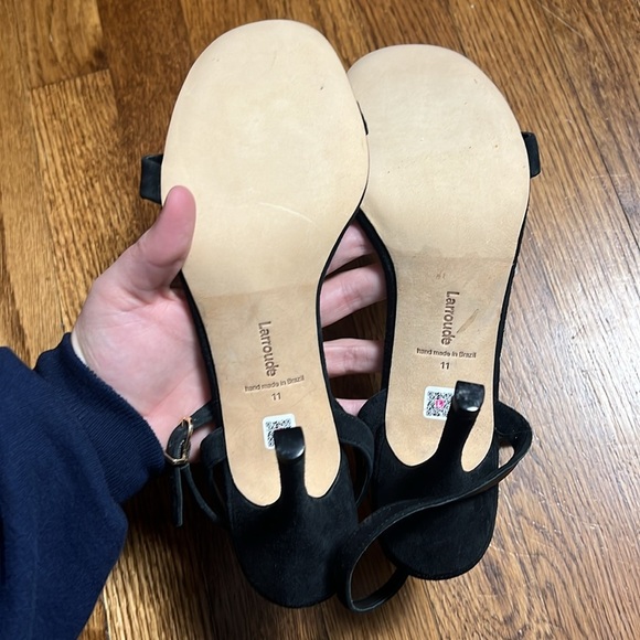 Larroude The Nyx Heel in Black Size 11 - Picture 6 of 6